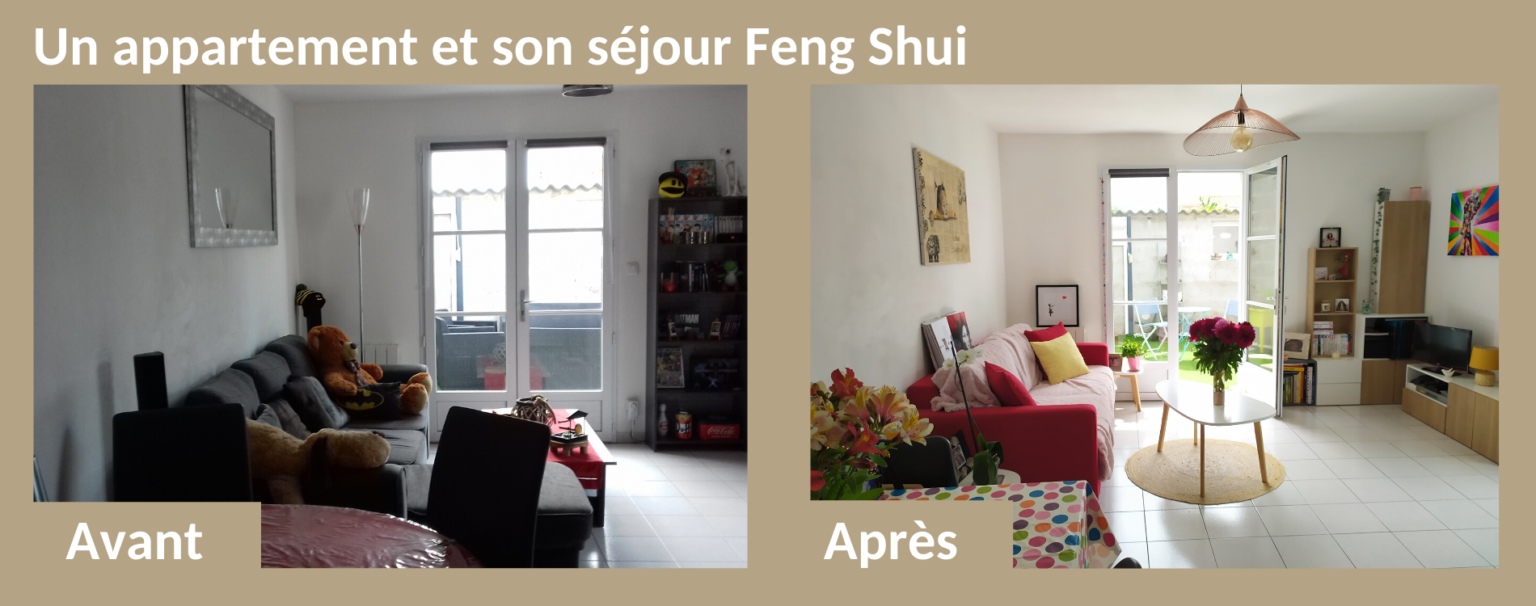 Un appartement et son séjour Feng Shui - Soin de l'habitat et Feng Shui